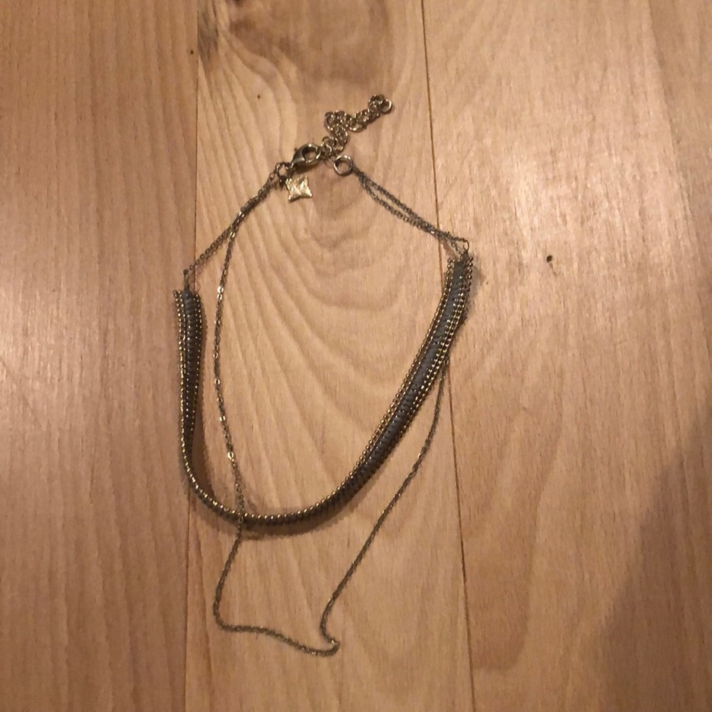Panacea Grey and Gold Choker